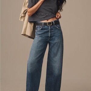 Citizens of humanity Ayla crop high rise wide leg jeans